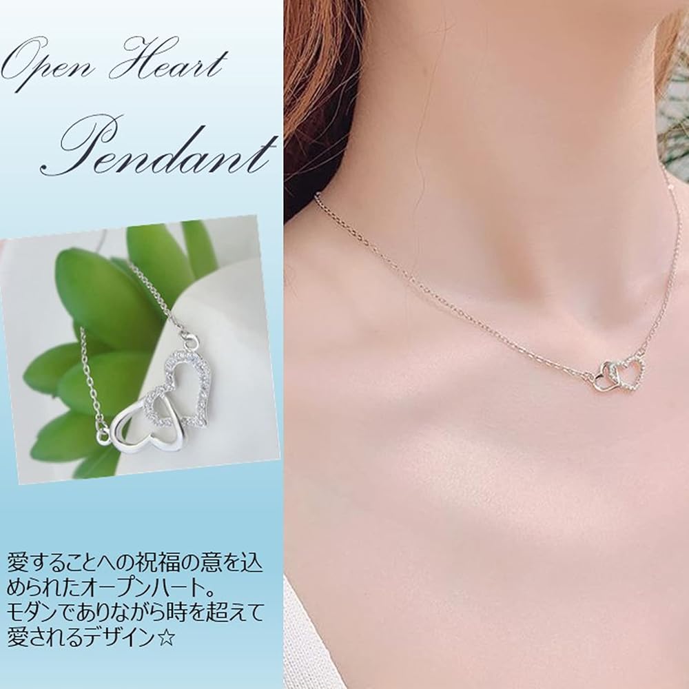 015N⑤【高品質✨】ハートネックレス　シルバー　リング　かわいい　大人シンプル 楽天市場】マジェスフィッセン 小さな ハート シルバー
